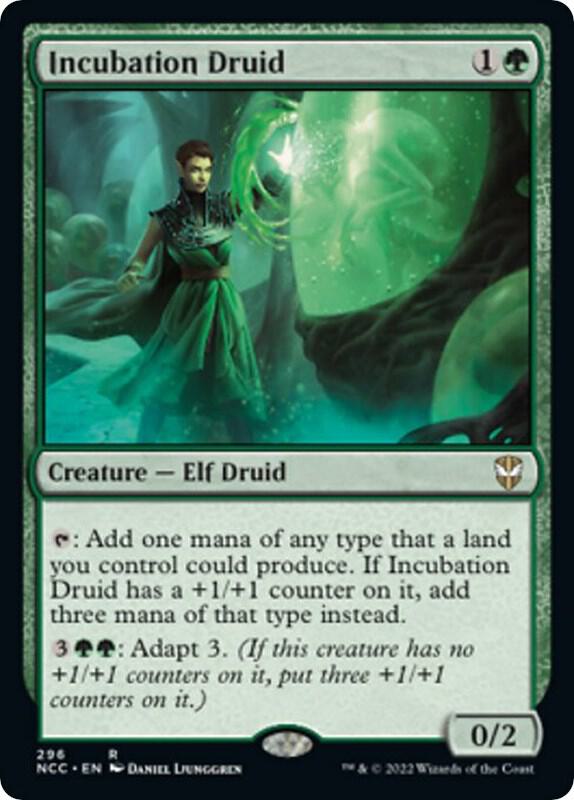 Incubation Druid 296 card from Commander: Streets of New Capenna