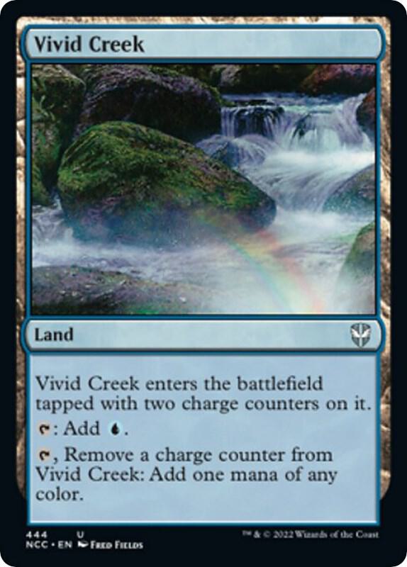 Vivid Creek 444 card from Commander: Streets of New Capenna
