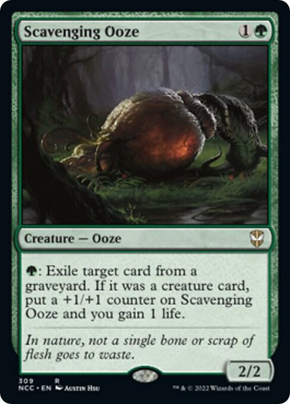 Scavenging Ooze 309 card from Commander: Streets of New Capenna