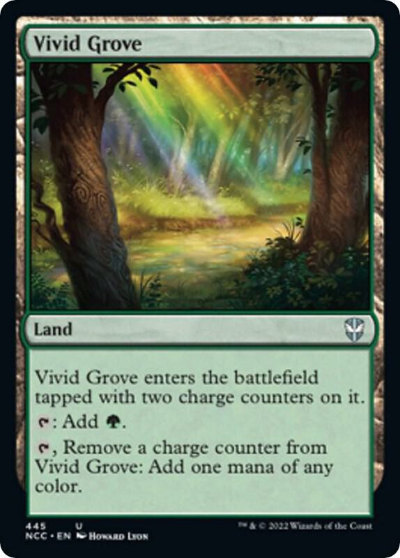Vivid Grove 445 card from Commander: Streets of New Capenna