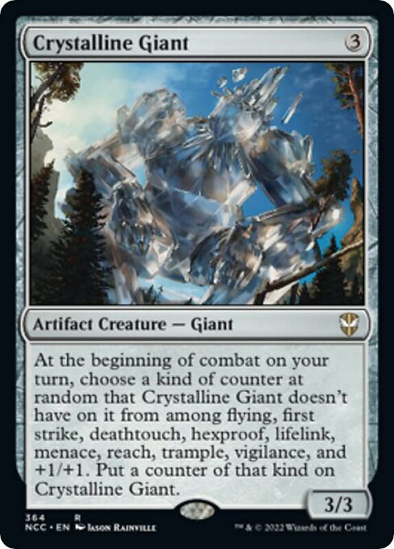 Crystalline Giant 364 card from Commander: Streets of New Capenna