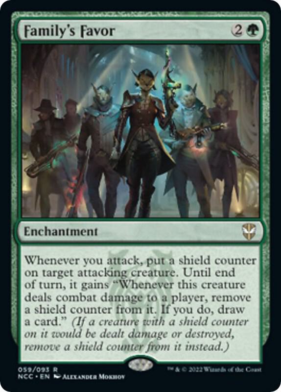 Family's Favor 59 card from Commander: Streets of New Capenna