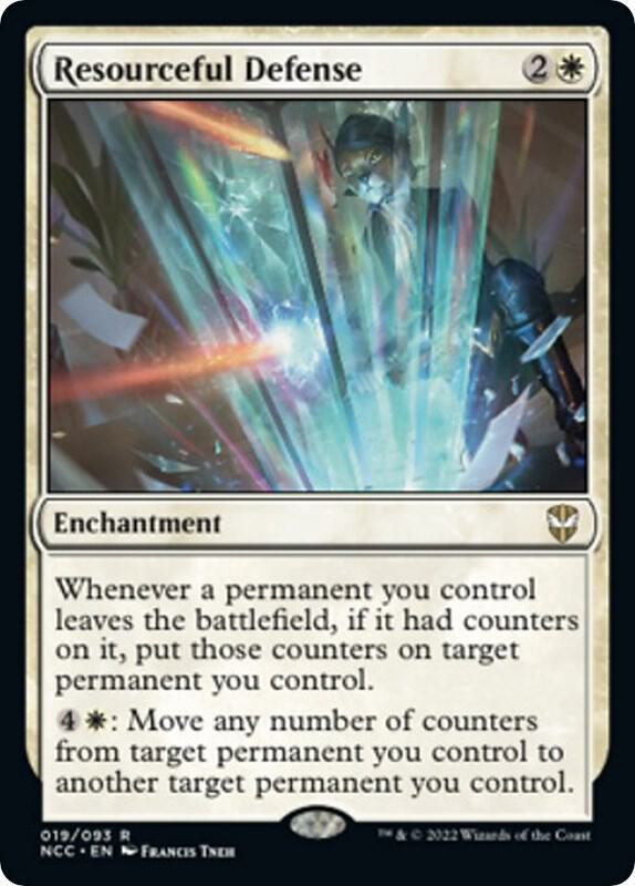 Resourceful Defense 19 card from Commander: Streets of New Capenna