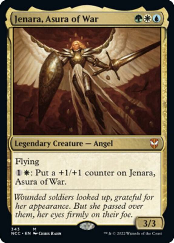 Jenara, Asura of War 343 card from Commander: Streets of New Capenna