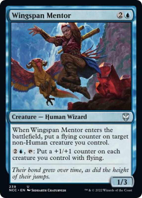 Wingspan Mentor 239 card from Commander: Streets of New Capenna