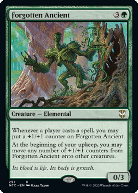 Forgotten Ancient 291 card from Commander: Streets of New Capenna