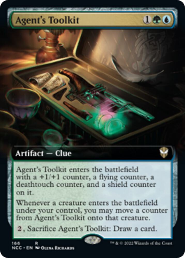 Agent's Toolkit (Extended Art) 166 card from Commander: Streets of New Capenna
