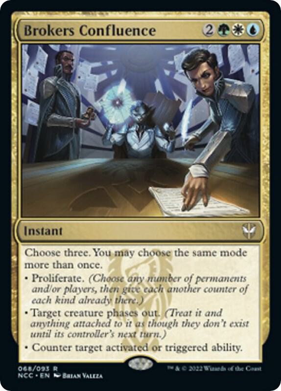 Brokers Confluence 68 card from Commander: Streets of New Capenna
