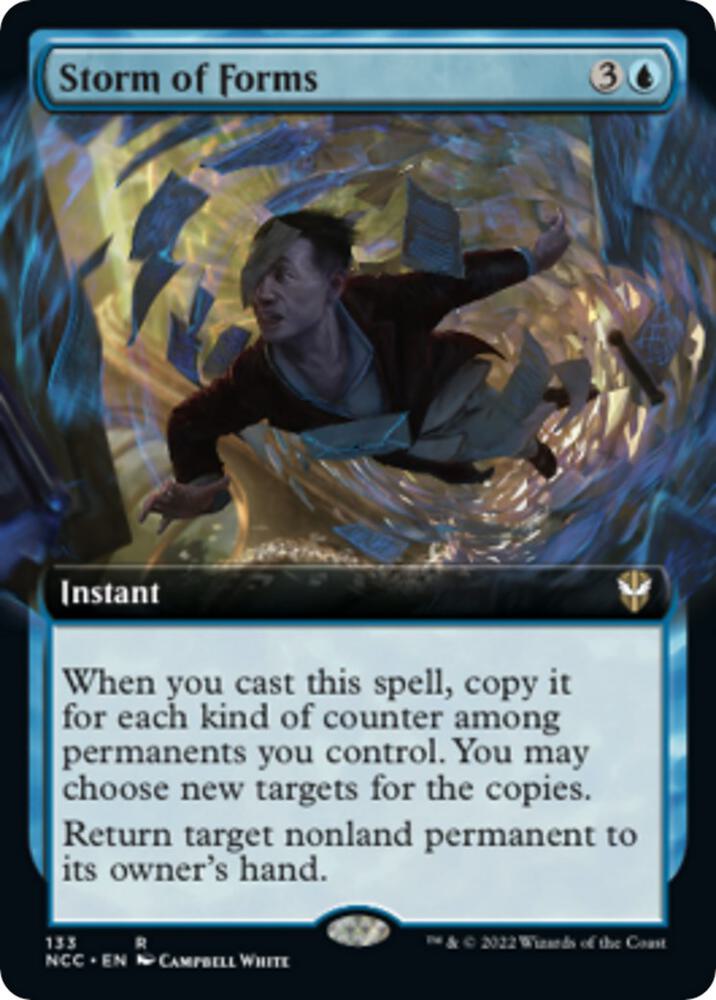 Storm of Forms (Extended Art) 133 card from Commander: Streets of New Capenna
