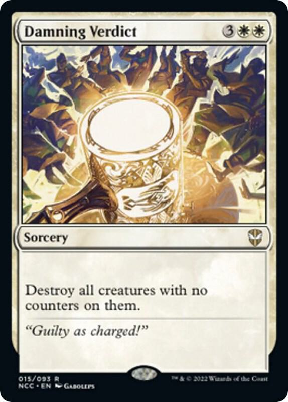 Damning Verdict 15 card from Commander: Streets of New Capenna