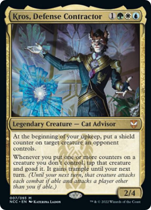 Kros, Defense Contractor 7 card from Commander: Streets of New Capenna