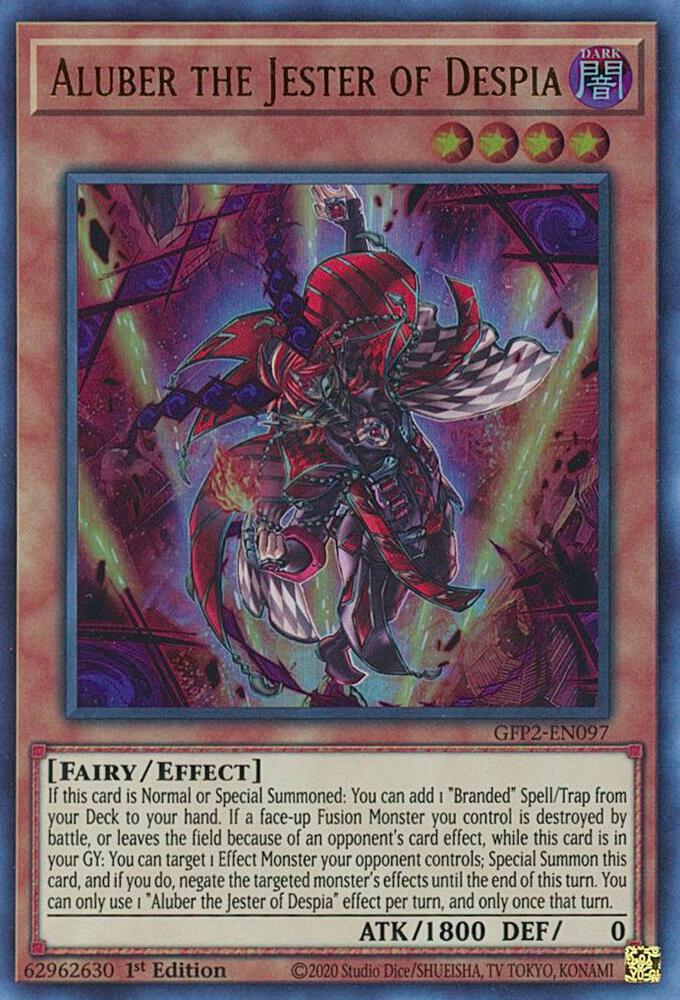Aluber the Jester of Despia GFP2-EN097 card from Ghosts From the Past: The 2nd Haunting