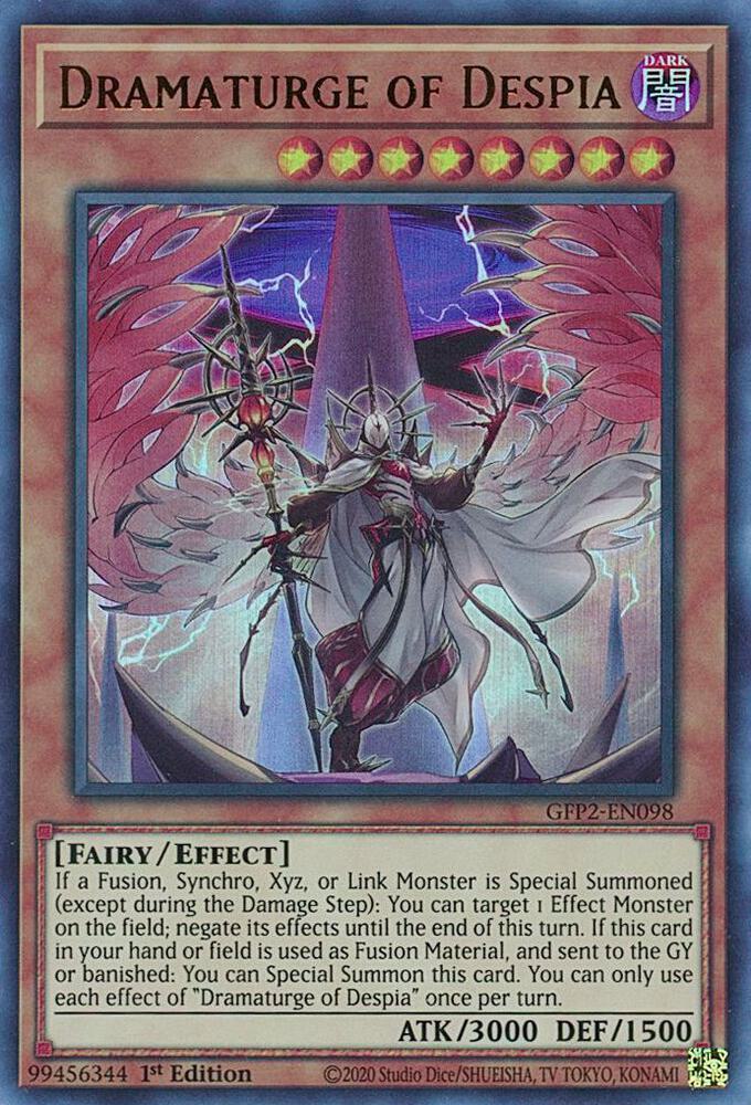 Dramaturge of Despia GFP2-EN098 card from Ghosts From the Past: The 2nd Haunting