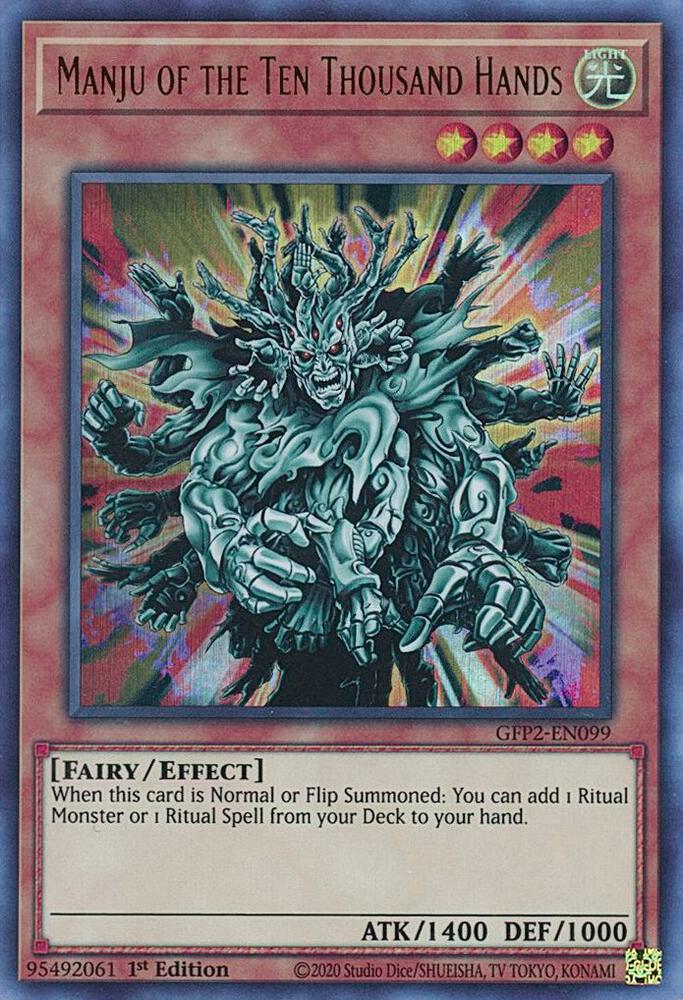 Manju of the Ten Thousand Hands GFP2-EN099 card from Ghosts From the Past: The 2nd Haunting