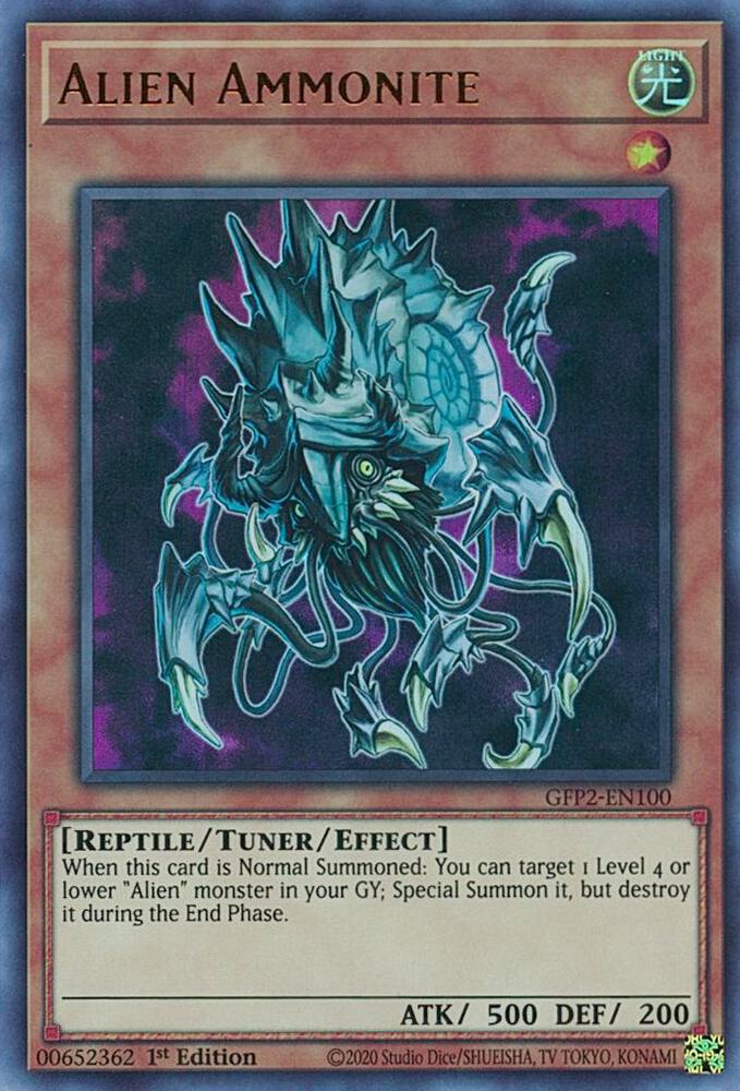 Alien Ammonite GFP2-EN100 card from Ghosts From the Past: The 2nd Haunting