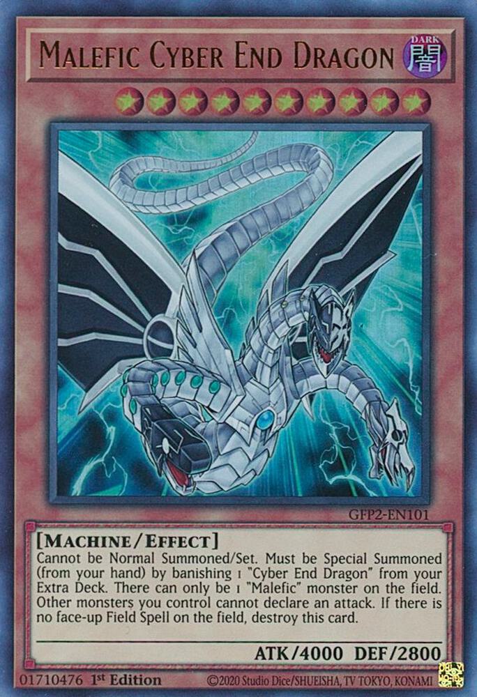 Malefic Cyber End Dragon GFP2-EN101 card from Ghosts From the Past: The 2nd Haunting