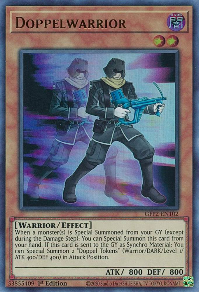 Doppelwarrior GFP2-EN102 card from Ghosts From the Past: The 2nd Haunting