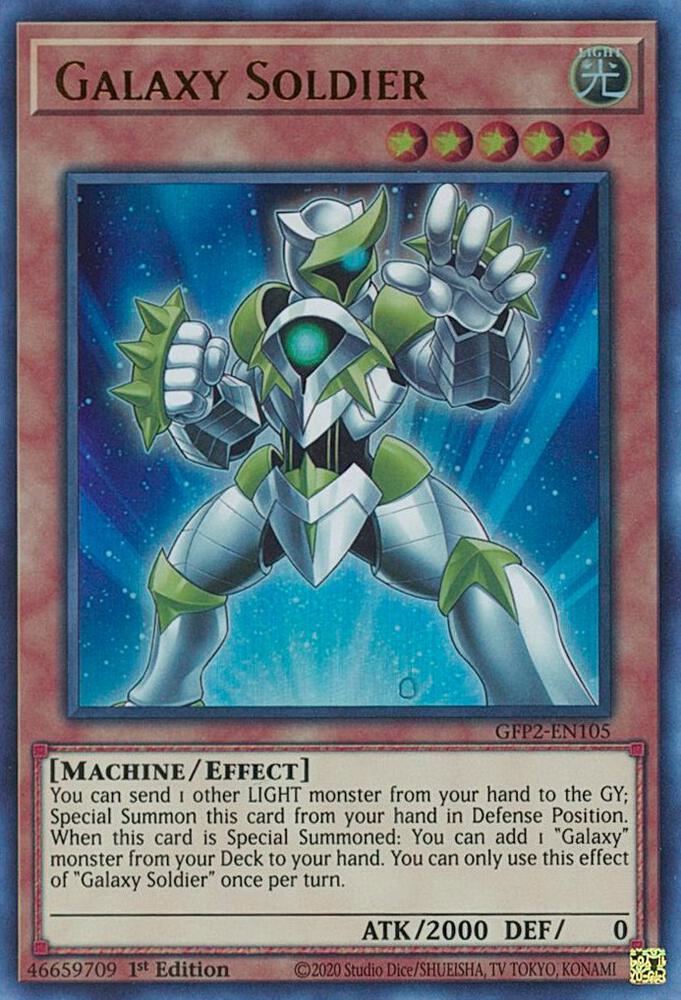 Galaxy Soldier GFP2-EN105 card from Ghosts From the Past: The 2nd Haunting