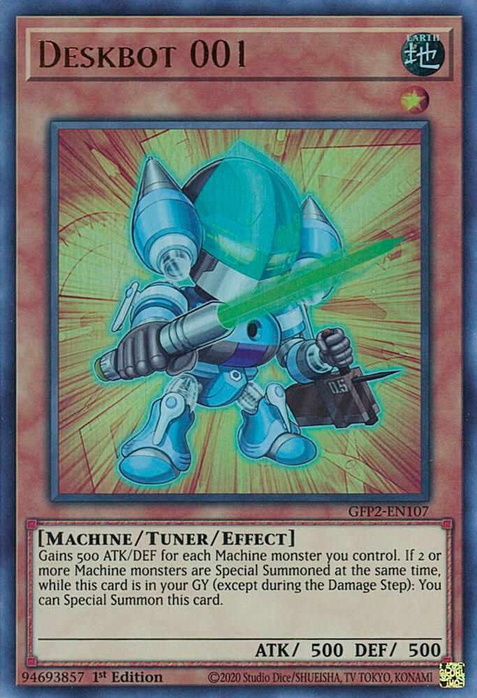 Deskbot 001 GFP2-EN107 card from Ghosts From the Past: The 2nd Haunting