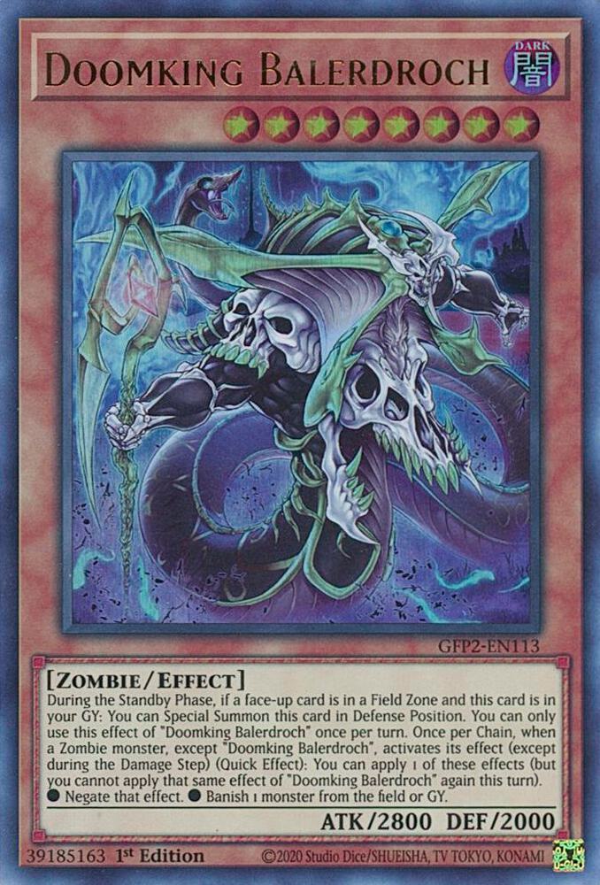 Doomking Balerdroch GFP2-EN113 card from Ghosts From the Past: The 2nd Haunting