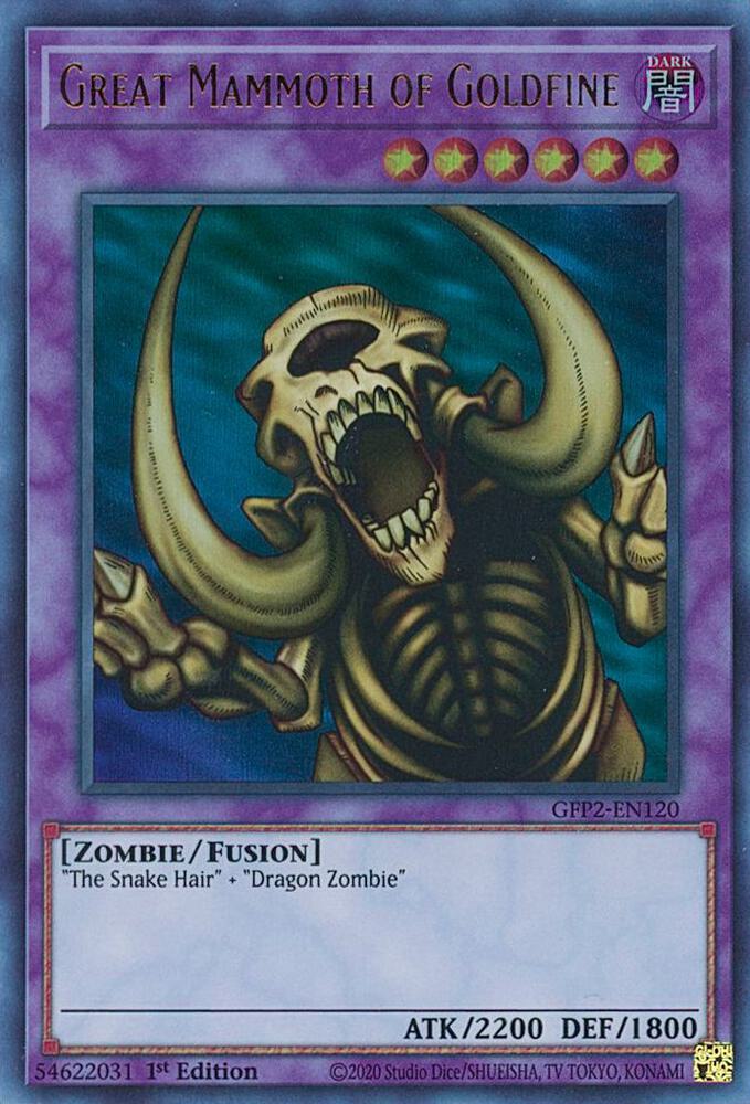 Great Mammoth of Goldfine GFP2-EN120 card from Ghosts From the Past: The 2nd Haunting