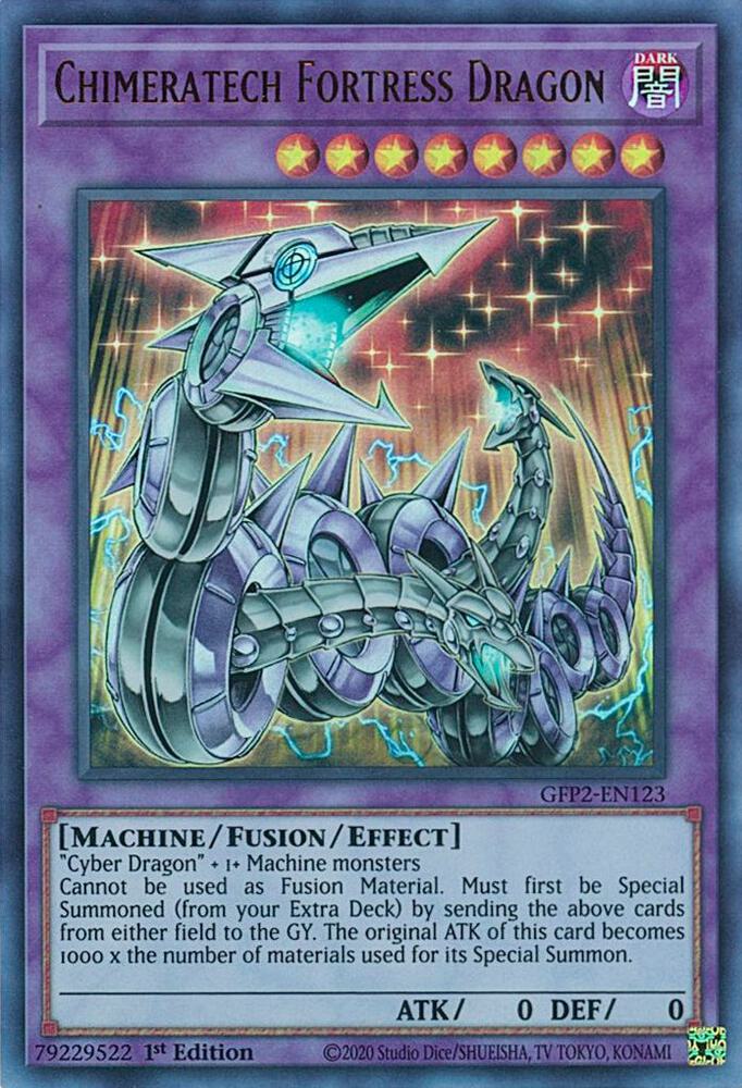 Chimeratech Fortress Dragon GFP2-EN123 card from Ghosts From the Past: The 2nd Haunting