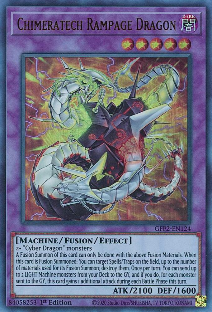 Chimeratech Rampage Dragon GFP2-EN124 card from Ghosts From the Past: The 2nd Haunting