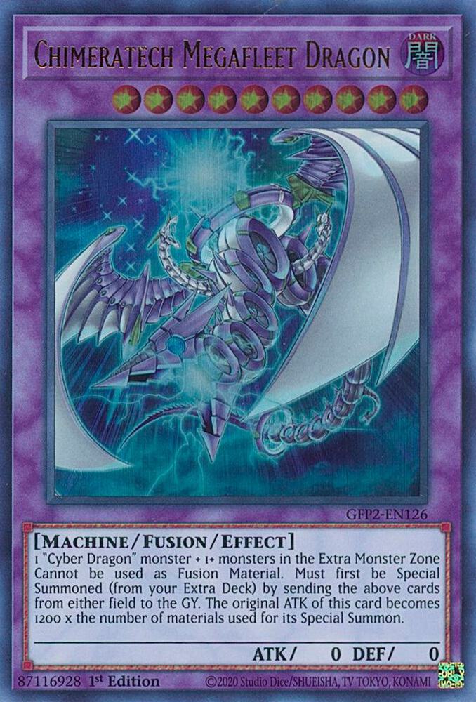 Chimeratech Megafleet Dragon GFP2-EN126 card from Ghosts From the Past: The 2nd Haunting