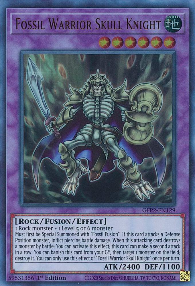 Fossil Warrior Skull Knight GFP2-EN129 card from Ghosts From the Past: The 2nd Haunting