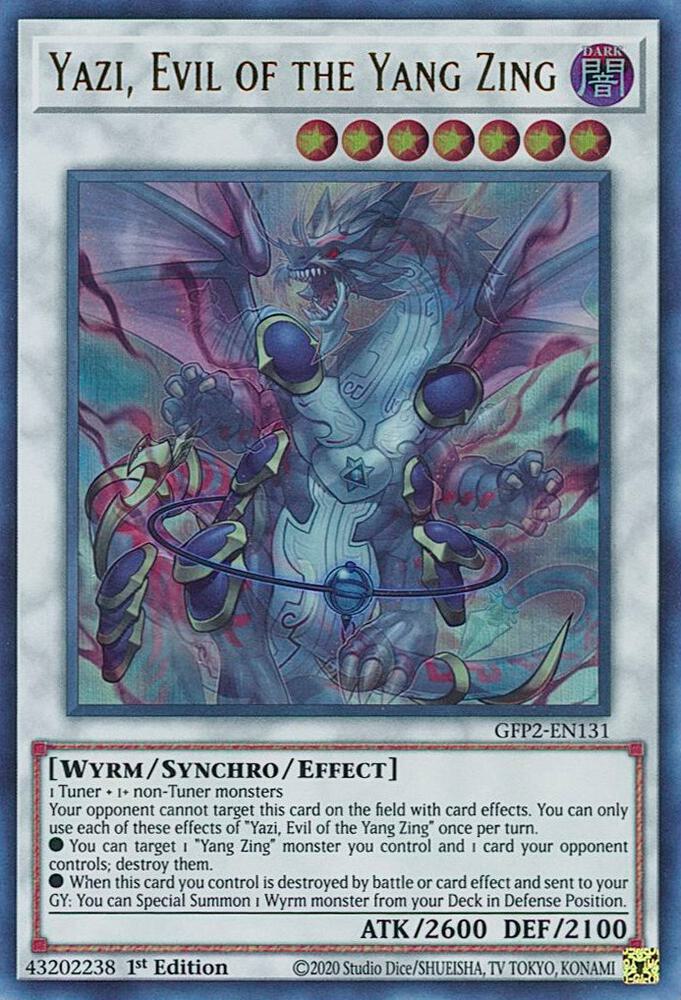 Yazi, Evil of the Yang Zing GFP2-EN131 card from Ghosts From the Past: The 2nd Haunting