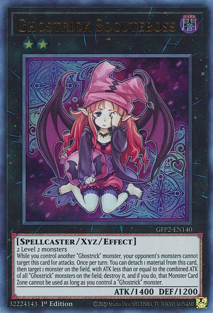 Ghostrick Socuteboss GFP2-EN140 card from Ghosts From the Past: The 2nd Haunting