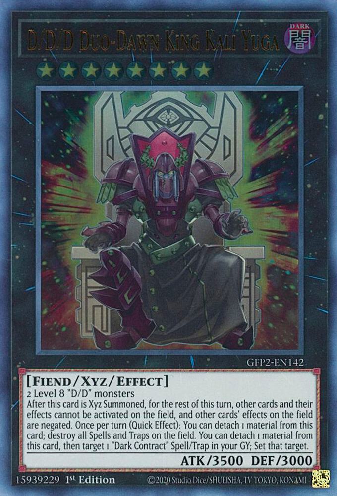 D/D/D Duo-Dawn King Kali Yuga GFP2-EN142 card from Ghosts From the Past: The 2nd Haunting