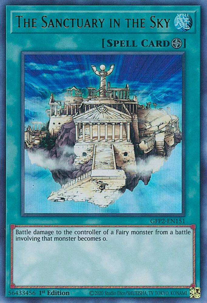 The Sanctuary in the Sky GFP2-EN151 card from Ghosts From the Past: The 2nd Haunting