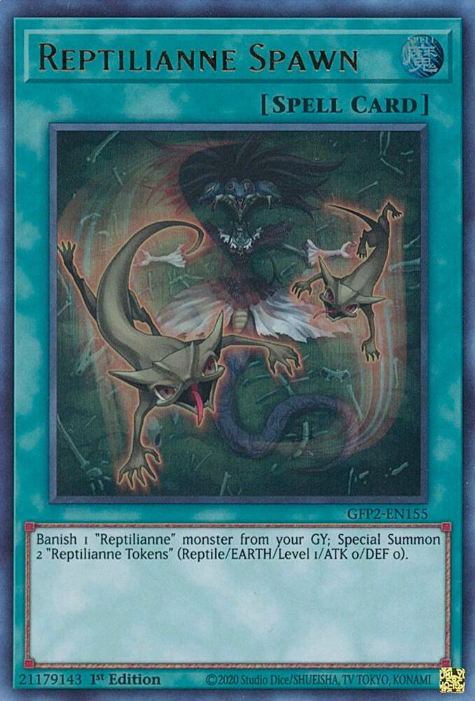 Reptilianne Spawn GFP2-EN155 card from Ghosts From the Past: The 2nd Haunting