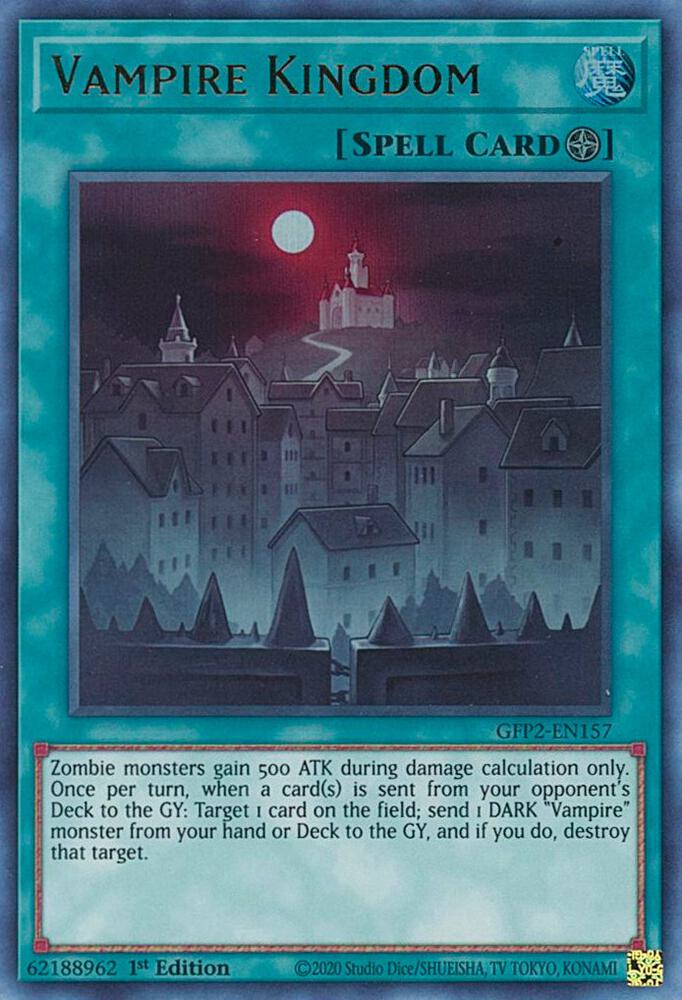 Vampire Kingdom GFP2-EN157 card from Ghosts From the Past: The 2nd Haunting