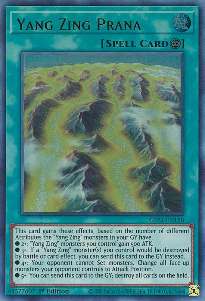Yang Zing Prana GFP2-EN158 card from Ghosts From the Past: The 2nd Haunting