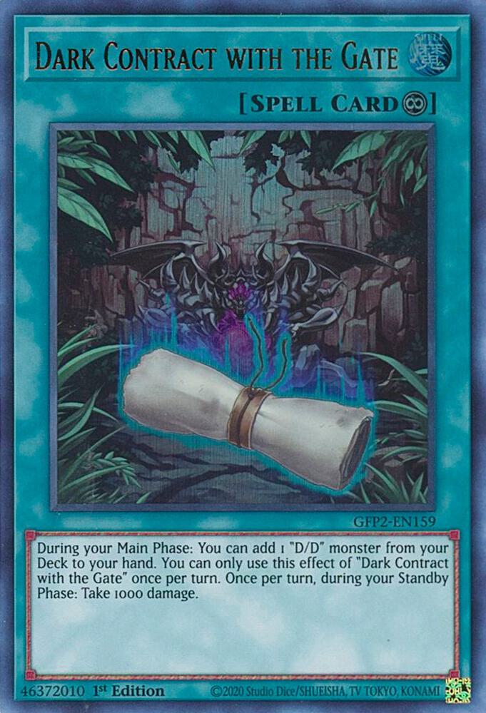 Dark Contract with the Gate GFP2-EN159 card from Ghosts From the Past: The 2nd Haunting