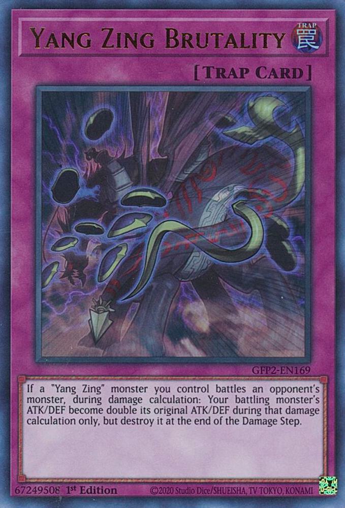 Yang Zing Brutality GFP2-EN169 card from Ghosts From the Past: The 2nd Haunting