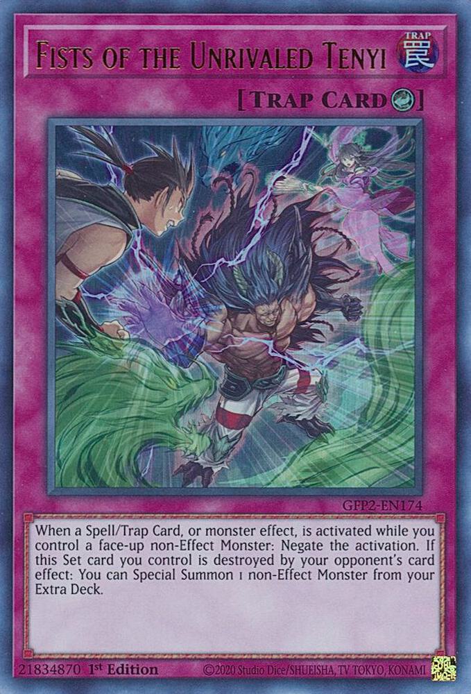 Fists of the Unrivaled Tenyi GFP2-EN174 card from Ghosts From the Past: The 2nd Haunting