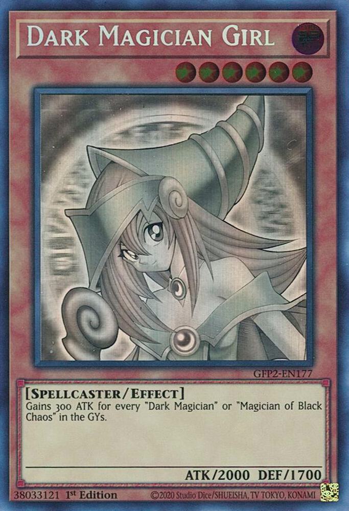 Dark Magician Girl (Ghost Rare) GFP2-EN177 card from Ghosts From the Past: The 2nd Haunting