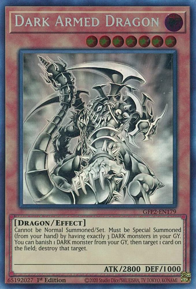 Dark Armed Dragon (Ghost Rare) GFP2-EN179 card from Ghosts From the Past: The 2nd Haunting