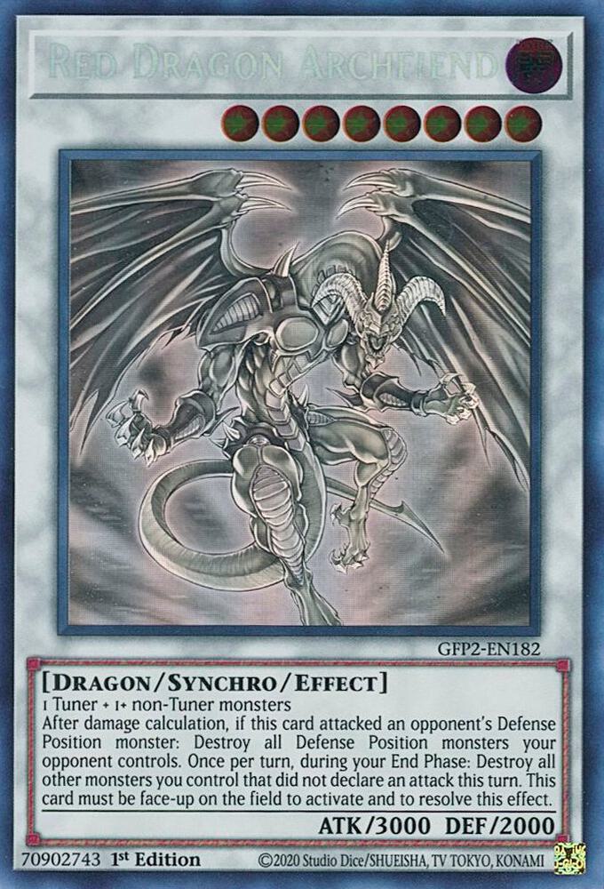 Red Dragon Archfiend (Ghost Rare) GFP2-EN182 card from Ghosts From the Past: The 2nd Haunting