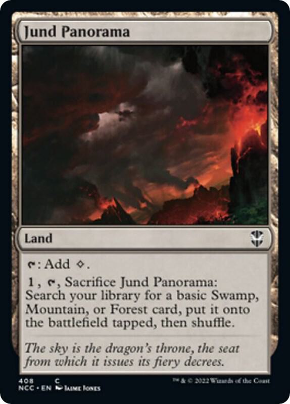 Jund Panorama 408 card from Commander: Streets of New Capenna