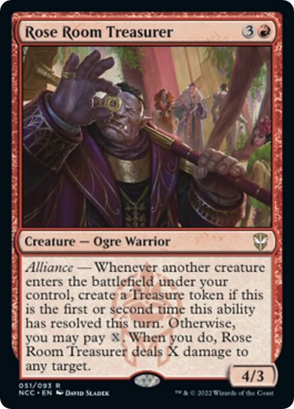 Rose Room Treasurer 51 card from Commander: Streets of New Capenna