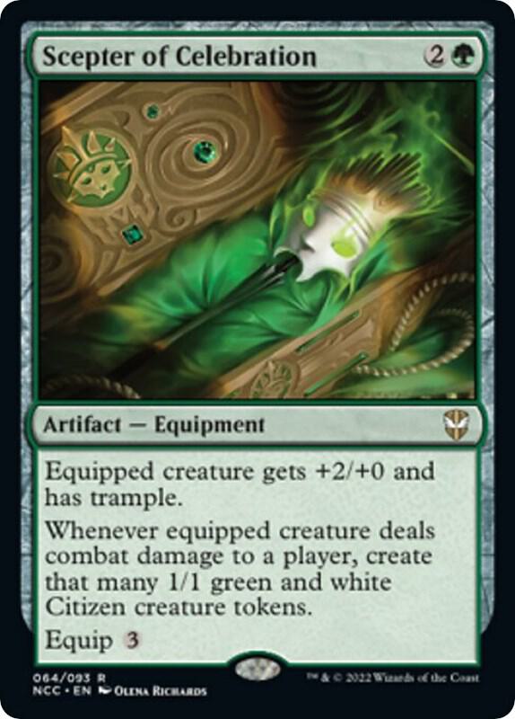 Scepter of Celebration 64 card from Commander: Streets of New Capenna