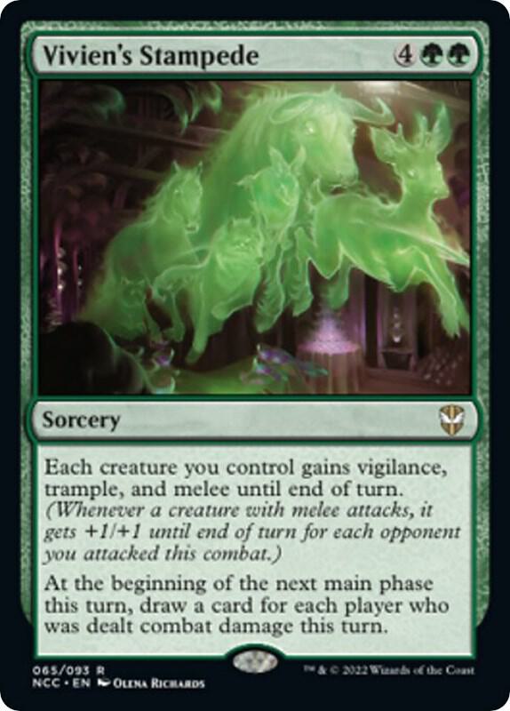 Vivien's Stampede 65 card from Commander: Streets of New Capenna