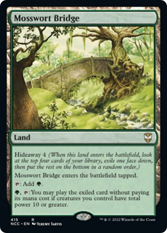 Mosswort Bridge 415 card from Commander: Streets of New Capenna