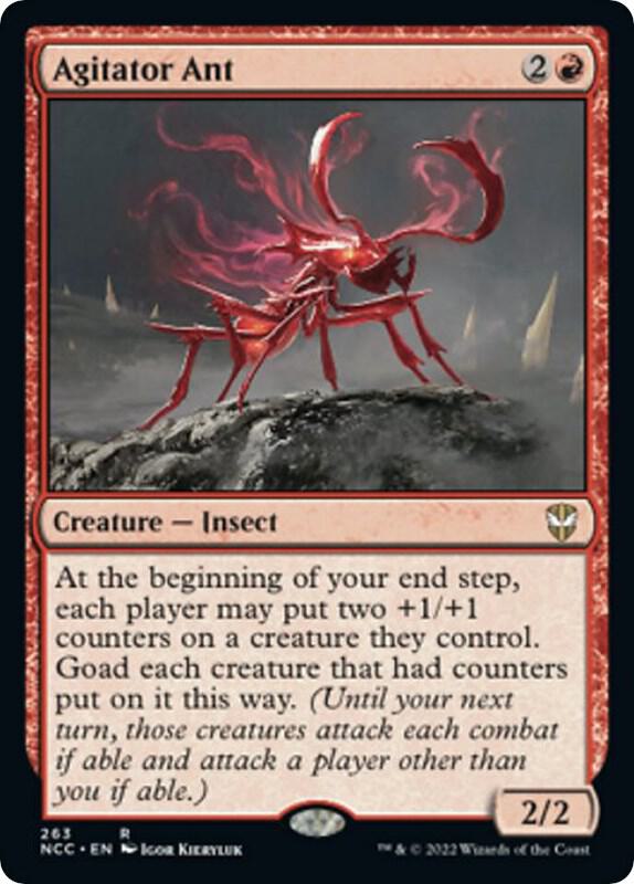 Agitator Ant 263 card from Commander: Streets of New Capenna