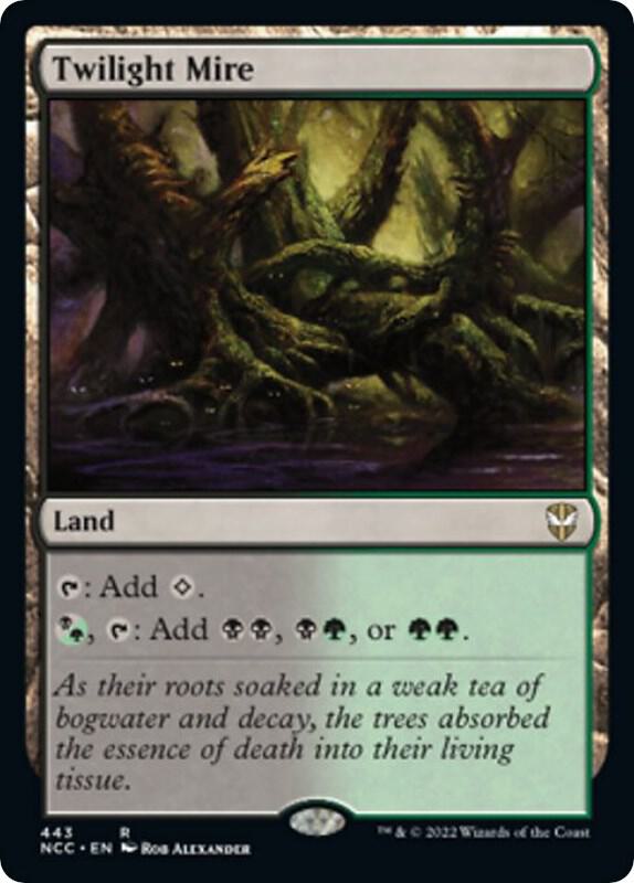 Twilight Mire 443 card from Commander: Streets of New Capenna
