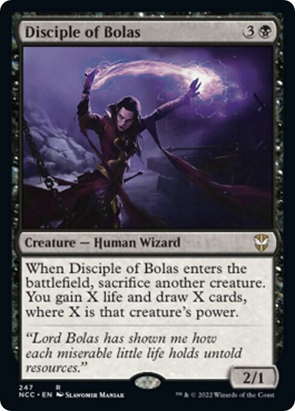 Disciple of Bolas 247 card from Commander: Streets of New Capenna